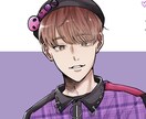 今流行りの男性イラスト描きます 1枚イラスト、アイコン描きます。 イメージ1