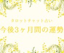 今後3ヶ月間の運勢を占います あなた様の今後3ヶ月間の運勢を鑑定致します♪ イメージ1