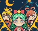 ポップで使いやすいデフォルメイラスト描きます SNSや配信、様々なシーンに映えるデフォルメイラストを イメージ1