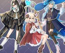 厚塗り風　ゲーム・TRPG立ち絵 制作致します 日常からファンタジーまで　柔らかい質感の立ち絵制作致します！ イメージ4