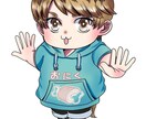 ミニキャライラストでSNSのアイコン等を作製します ミニキャライラストからSNSアイコン等を作製致します イメージ4