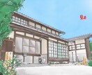 家やお店など建物の外観・内観のイラスト描きます 記事やパンフレット、物件情報等に！デッサンさせてください イメージ2