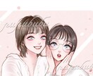 あなたを可愛く♪繊細なタッチの似顔絵描きます 追加料金1000円で上半身までお描き出来ます。 イメージ9