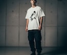 線からつくるオリジナルTシャツデザイン承ります 線画で一点もののデザインします イメージ3