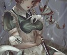厚塗りで世界観のあるイラスト描きます キャラクター立ち絵や背景あり等ご対応できます イメージ5