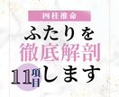 よく当たる！四柱推命で二人の恋の相性鑑定します 性格、惹かれるところ、恋愛、結婚、相性、など11項目！ イメージ1