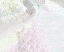 水彩調の幻想的なイラストを作製致します 日本画、仏画、西洋ファンタジー風のイラストもご相談ください イメージ3