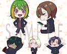 ラバスト風!イキイキとしたミニキャラ描きます 3種類の塗り【アニメ塗り・ブラシ塗り・厚塗り】から選べる! イメージ5
