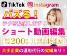 バズらせるためのショート動画作ります TikTok・リールの台本作成から編集までお任せください！ イメージ1