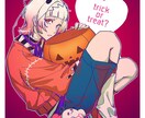 イラストを作成いたします ポップなカラーでパキッとした絵柄画得意です！ イメージ3