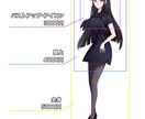TRPG、ゲーム用の立ち絵お描きします アニメ塗り+ブラシ塗りな立ち絵制作 イメージ2