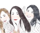 すぐ出来ます！水彩風で温かい幸せな似顔絵を描きます アイコンやプレゼント、待ち受けなどに是非！ イメージ6