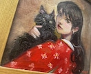 ペットと一緒にお描き致します ペットと一緒の作品を飾ってみませんか?☆ イメージ3