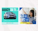 10名様限定でパッと目を引くWeb制作します バナー・SNS・広告など幅広く対応 イメージ4