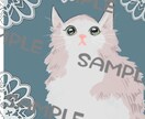 見てほっとするやさしい雰囲気で描かせて頂きます ゆる〜くて可愛い♡油彩タッチ風のペットイラストです！ イメージ1