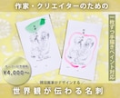 クリエイター向け◆作品の世界観を名刺で表現します 現役画家があなたの世界観を名刺一枚にデザインします イメージ1