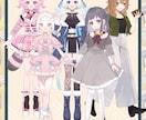 IRIAM・TRPG等立ち絵製作します 柔らかい塗りの女の子が得意です！ イメージ4