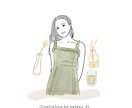 ほっこり温かみのあるイラスト・アイコンを描きます 色鉛筆風や水彩画風などのタッチで優しい雰囲気に仕上げます♪ イメージ2