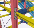 鉄骨製作図作図サービスを提供致します FAB,鉄骨製作工場の業務負荷軽減・人手不足対策に最適です。 イメージ1