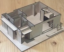 3営業日で間取り確認用の建築模型を作ります 【家族で囲んで話せて、設計者にも要望を伝えやすい】 イメージ5