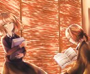スチル、表紙絵等描きます 雰囲気に合わせて差分付きの大きめのイラストを描きます イメージ10