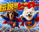 大切なペットの衣装デザイン承ります スーパーマンやお姫様、海賊など、コスチューム表現が可能です。 イメージ1