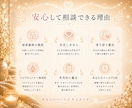 5分で鑑定│現役電話占い師があなたに寄り添います 相談実績8000件超。短時間でも丁寧に鑑定。 イメージ8
