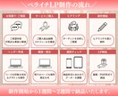 ペライチで集客できる高品質なLPを作成します 即レス対応！初めての方にも丁寧に寄り添います！ イメージ2