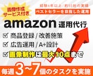 Amazon運用代行すべてお任せOK！運用します 実績50社以上/経験4年/画像制作10点付きで施策が進む！ イメージ1