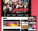 バンド・音楽系のウェブサイトの制作します シンプルで伝わる、音楽活動向けサイト制作 イメージ5