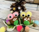 クリスマスツリー・どんぐり人形を作ります まつぼっくりのツリーとどんぐりでカエルを作ります。 イメージ3