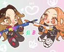 ちびキャラアイコン描きます 貴方の思い描くキャラを可愛らしく描きあげます！♡ イメージ3
