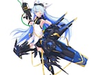 オリジナル、二次創作、用途に合ったイラスト描きます パキッとしたメカと豊満な女の子が主食です イメージ2