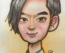 プロの似顔絵師小学館スピリッツ賞受賞者が描きます 結婚式や誕生日プレゼントに!破格!※お顔、肩まわりのみ。 イメージ1