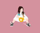 オシャレな似顔絵イラスト・アイコンを作成します 思い出のお写真やお気に入りのコーディネート写真をイラストに。 イメージ8