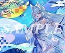 企業実績有◆キラキラ可愛いイラスト描きます 綺麗な色使いで可愛いデザインをお届けします！ イメージ8
