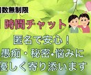 匿名で安心！愚痴・秘密を1時間チャットで聞きます ★先着３名限定価格★ 誰にも言えない愚痴・秘密もお話下さい イメージ1
