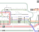 架空鉄などの路線図・停車駅案内などを作ります あなたの架空鉄を、より分かりやすいものに イメージ4