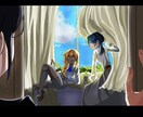 1枚絵を制作します 背景ありの1枚絵の制作をします イメージ1