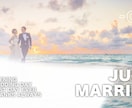 結婚式まで時間がない!オープニングムービー作ります 写真を準備するだけでお2人が映える最高の動画が出来あがります イメージ1