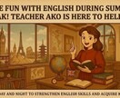 夏休みの英語の宿題・課題を一緒に解決します 現役高校英語講師によるサポート　小学生・中学生・高校生対象 イメージ1