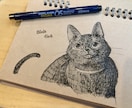 アンティークな動物のペン画お描きいたします 世界に1つだけ☆アナログ手描きで動物をお描きいたします☆ イメージ1