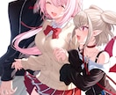 絵柄合わせ可、イラスト全般描きます リメイク、添削など幅広くお受けします！ イメージ2