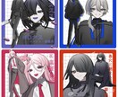 イラスト立ち絵やSDイラストを制作ます 立ち絵やSDイラストをお描きします イメージ4