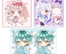 ミニっとキュートなSDイラストを描きます 動画や配信用、グッズ、ラインスタンプなどなど！ イメージ2