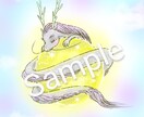 あなただけのしあわせﾕﾆｺｰﾝ描きます 追加料金で商用利用可☆サイトやブログにもオススメ☆ イメージ9