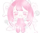 他と被らない可愛い似顔絵・ミニキャラ描きます 好きなもの詰め込んだ素敵な似顔絵に仕上げます！ イメージ5