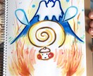 温かみのあるアート描きます 色鉛筆と筆ペンで描いた温かみのあるシンプルアート！ イメージ6