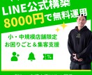 実店舗に特化したLINE公式アカウントを構築します リッチメニュー込！無課金アカウントからLINE集客 イメージ1