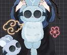 アイコン、1枚絵、立ち絵お描きします 立ち絵や、表情差分、SNS用のアイコン等様々な用途に使用可能 イメージ8